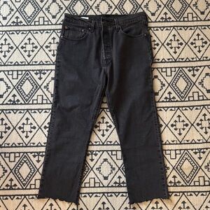 Levi's Black Ankle Jeans